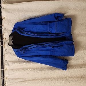 Denim & co jacket. Removable fleece lining size med.